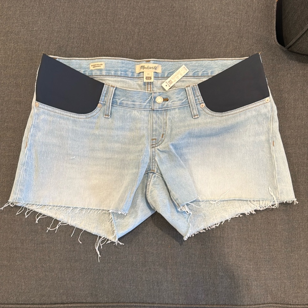 Madewell maternity jean shorts NWT